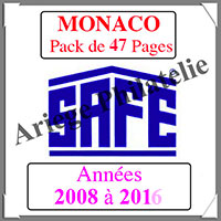MONACO - Pack 2008  2016 - Timbres Courants (2208-6)
