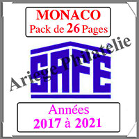 MONACO - Pack 2017  2021 - Timbres Courants (2208-7)