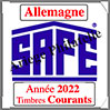 ALLEMAGNE 2022 - Jeu Timbres Courants (2214-22) Safe