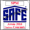 SAINT-PIERRE et MIQUELON 2016 - Jeu Timbres Courants (2480-16) Safe