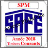 SAINT-PIERRE et MIQUELON 2018 - Jeu Timbres Courants (2480-18) Safe