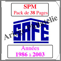 SAINT-PIERRE et MIQUELON - Pack 1986  2003 - Timbres Courants (2480)