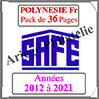 POLYNESIE Française - Pack 2012 à 2022 - Timbres Courants (2481-3) Safe