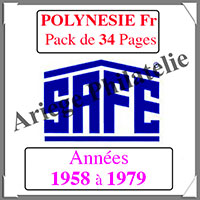 POLYNESIE Franaise - Pack 1958  1979 - Timbres Courants (2485)