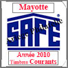 MAYOTTE 2010 - Jeu Timbres Courants (2487-10) Safe