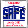 MAYOTTE 2011 - Jeu Timbres Courants (2487-11) Safe