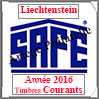 LIECHTENSTEIN 2016 - Jeu Timbres Courants (2505-16) Safe