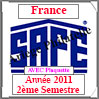 FRANCE 2011 - Jeu Timbres Courants - 2 ème Semestre + Plaquette (2911-2) Safe