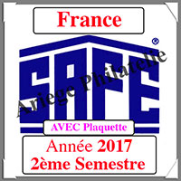 FRANCE 2017 - Jeu Timbres Courants - 2 me Semestre avec Plaquette (2917-2)