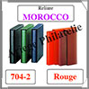 Reliure MOROCCO - ROUGE - Reliure sans Etui  (704-2) Safe