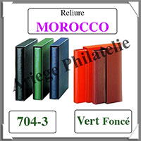 Reliure MOROCCO - VERT Fonc - Reliure sans Etui  (704-3)