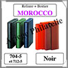Reliure MOROCCO - NOIR - Reliure AVEC Etui  (704-712-5) Safe