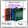 Reliure YOKAMA - VERT - Reliure AVEC Etui  (773-783) Safe