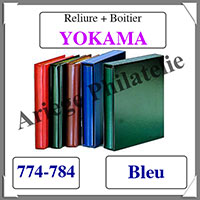 Reliure YOKAMA - BLEU - Reliure AVEC Etui  (774-784)