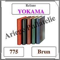 Reliure YOKAMA - BRUN - Reliure sans Etui  (775)