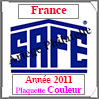 FRANCE 2011 - Plaquette COULEUR de l'Année (PL11) Safe