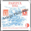 PARIPEX - 1982 -  Salon Philatélique de PARIS - Type 2 (CNEP N°3A) CNEP