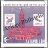 AVIAPHIL - 1984 -  Salon Philatélique de TOULOUSE - Type 1 (CNEP N°5) CNEP