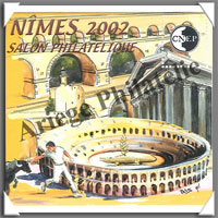 NIMES - 2002 -  Salon Philatlique de NIMES (CNEP N36)