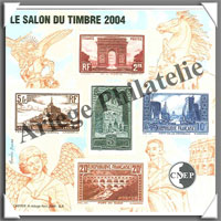 PARC FLORAL- 2004 -  Salon Philatlique de VINCENNES (CNEP N41)