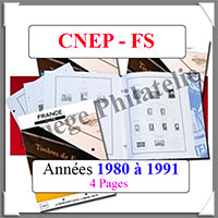 FRANCE - Intrieur FS - CNEP - Annes 1980  1991 - 4 Pages - Sans Pochettes (1001)