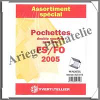 YVERT - FRANCE 2005 - Pochettes Hawid - Ann�e Compl�te (12710)