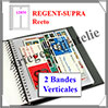 Pages Rgent SUPRA Simple Face - 2 Poches Verticales - Paquet de 5 Pages (12850) Yvert et Tellier