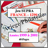 FRANCE - Jeu SC - 1999 à 2001 - Avec Pochettes (SC IX ou 1290) Yvert et Tellier