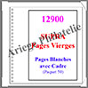 Pages Rgent SUPRA Vierges - Blanches AVEC Cadre - Paquet de 50 Pages (12900) Yvert et Tellier