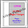 Pages Rgent SUPRA Vierges - Quadrilles  - Paquet de 50 Pages (12910) Yvert et Tellier