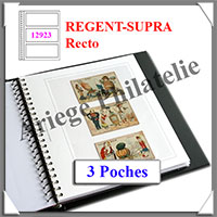 Pages Rgent SUPRA Simple Face - 3 Poches - Paquet de 5 Pages (12923)