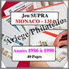 MONACO - Jeu SC - 1986 à 1990 - Avec Pochettes (1314) Yvert et Tellier