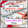 MONACO - Jeu SC - 2010 à 2015 - Avec Pochettes (13146) Yvert et Tellier