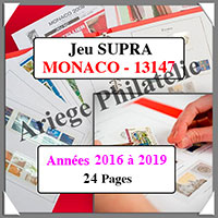 MONACO - Jeu SC - 2016  2019 - Avec Pochettes (13147)