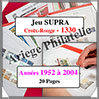 FRANCE - Jeu SC - Croix Rouge - 1952 à 2004 - Avec Pochettes (1330) Yvert et Tellier