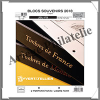 FRANCE - Jeu FS - Anne 2018 - Blocs Souvenirs - Sans Pochettes (133379)