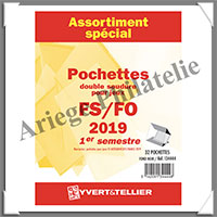 FRANCE - Pochettes YVERT (Hawid) - Anne 2019 - 1er Semestre - Pour Timbres Courants (134444)