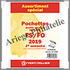FRANCE - Pochettes YVERT (Hawid) - Année 2019 - 2 ème Semestre - Pour Timbres Courants (134689) Yvert et Tellier