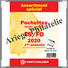 FRANCE - Pochettes YVERT (Hawid) - Année 2020 - 1er Semestre - Pour Timbres Courants (135109) Yvert et Tellier