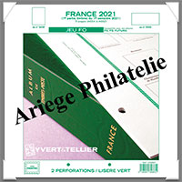 FRANCE - Jeu FO - Anne 2021 - 1 er Semestre - Timbres Courants - Sans Pochettes  (135887)