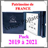 FRANCE - Pack SC - PATRIMOINE de FRANCE - Années 2019 à 2021  + ALBUM - Avec Pochettes (134354) Yvert et Tellier