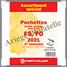 FRANCE - Pochettes YVERT (Hawid) - Année 2021 - 2ème Semestre - Pour Timbres Courants (136136) Yvert et Tellier