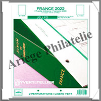 FRANCE - Jeu FO - Anne 2022 - 1 er Semestre - Timbres Courants - Sans Pochettes  (136919)