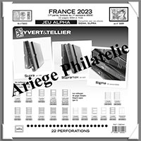FRANCE - Jeu ALPHA - Anne 2023 - 1 er Semestre - Timbres Courants - Sans Pochettes (138044)