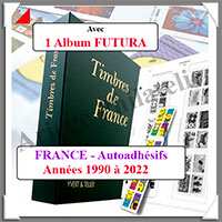 FRANCE - Autoadhsifs FS - Annes 1990  2022 - 100 Pages - Sans Pochettes - 1 Reliure FS  (138141)