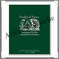 Feuilles FS - BLANCHES - Liser NOIR - Spciales FEUILLETS de FRANCE - Paquet de 10 Pages (1429)