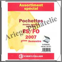 YVERT - FRANCE 2007 - Pochettes Hawid - 2 �me Semestre (14711)