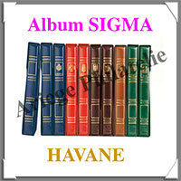Reliure SIGMA - HAVANE - Reliure avec Etui  (1743-3)