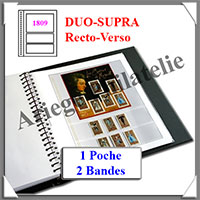 Pages Rgent Duo-SUPRA Recto Verso - 1 Poche et 2 Bandes - Paquet de 10 Pages (1809)