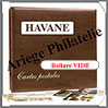 Reliure pour CPA ou CPM - HAVANE - Modèle Luxe - VIDE (20041-3) Yvert et Tellier